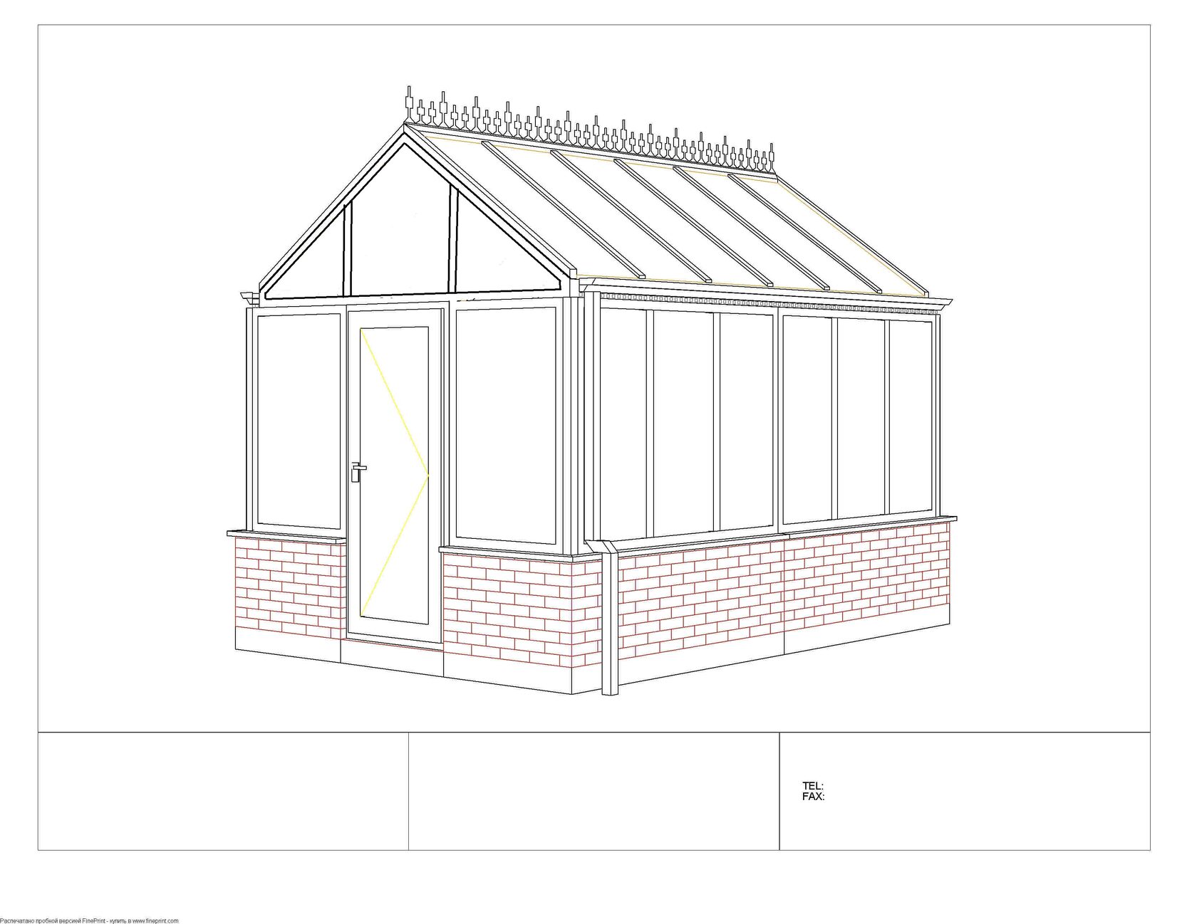 Двухскатная всесезонная теплица — изображение 2
