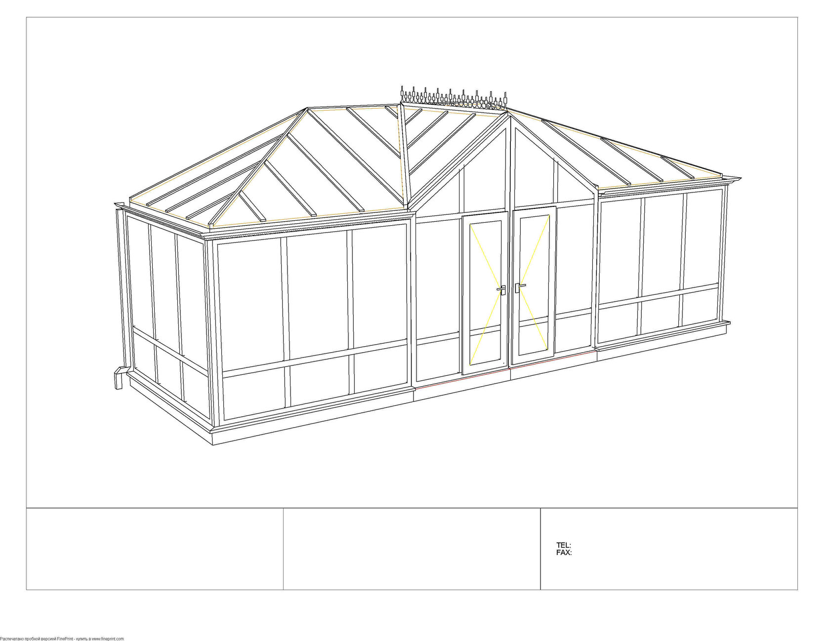 Георгианский зимний сад с фронтоном — изображение 2