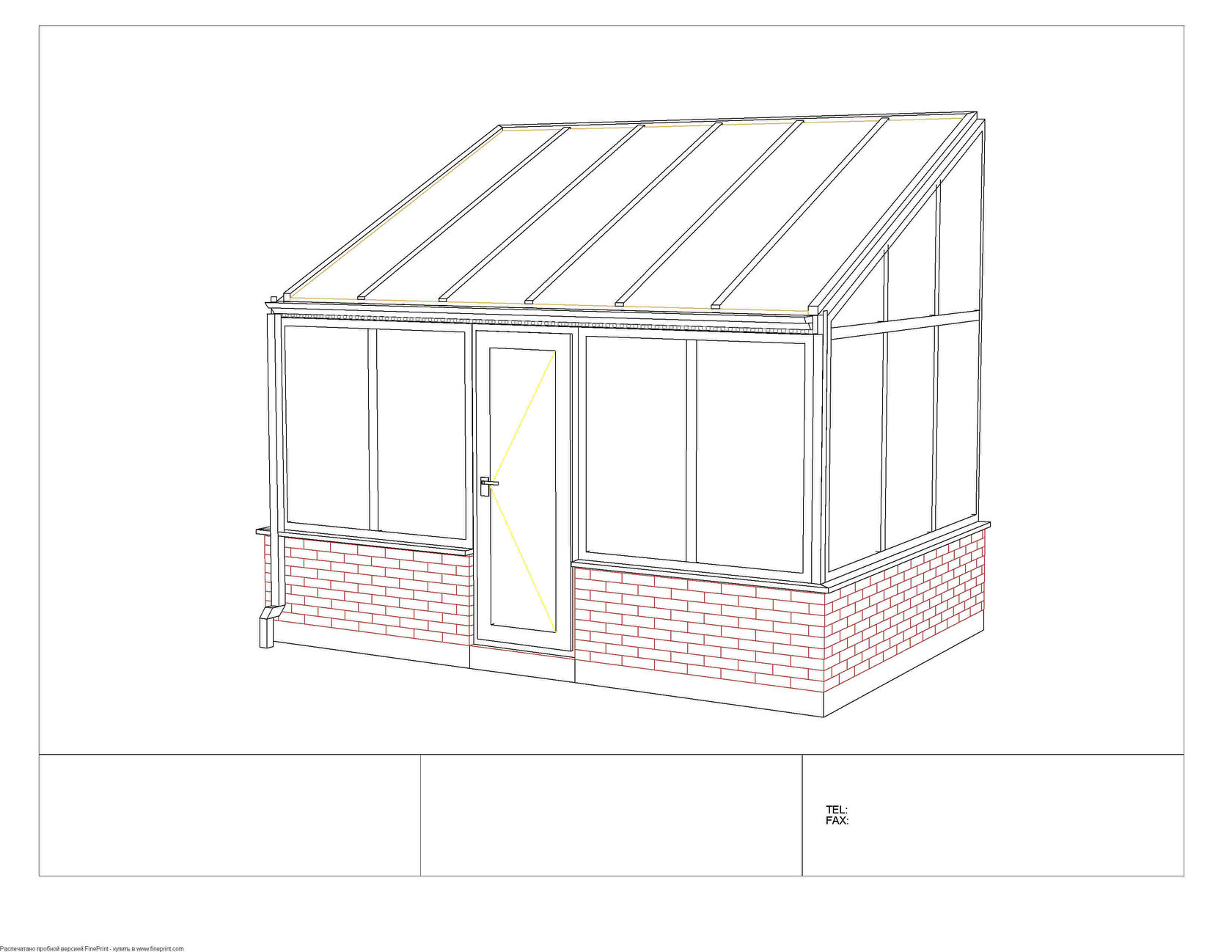 Среднеземноморский (односкатный) зимний сад — изображение 2