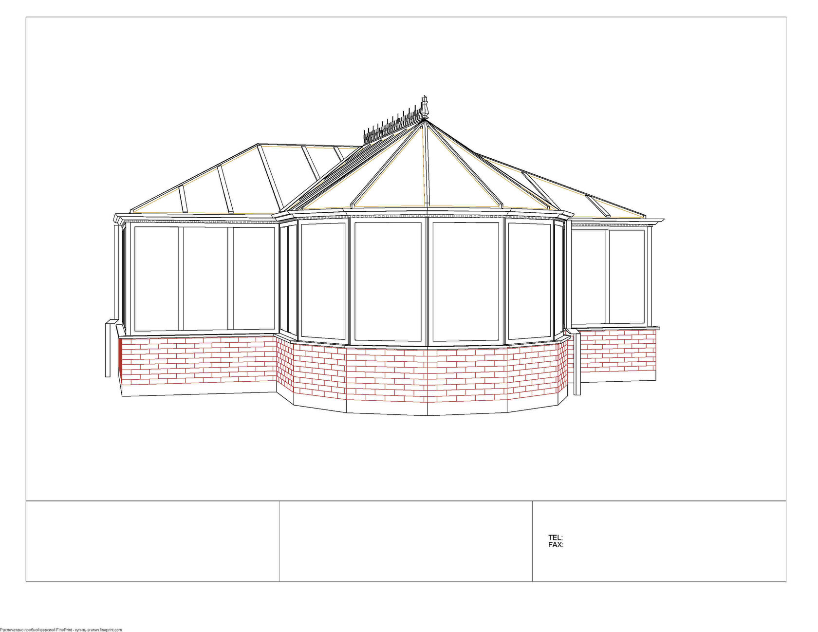 Т-образный зимний сад — изображение 2