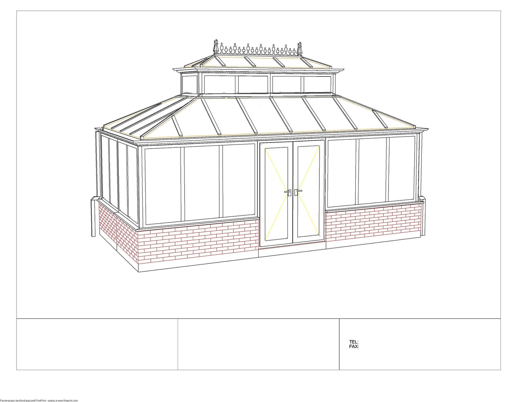 Всесезонная теплица со световым фонарем — изображение 2